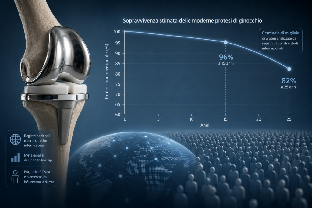 durata delle protesi di ginocchio